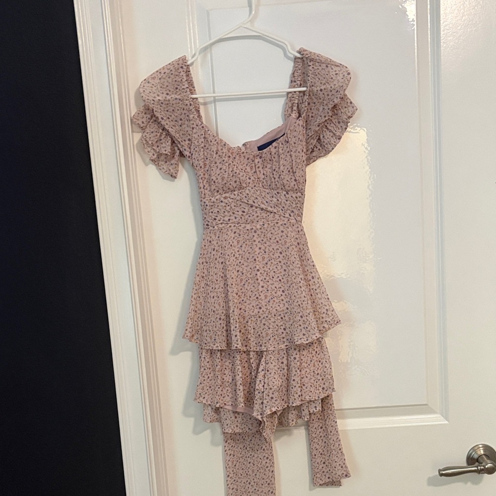 Floral Ruffle romper